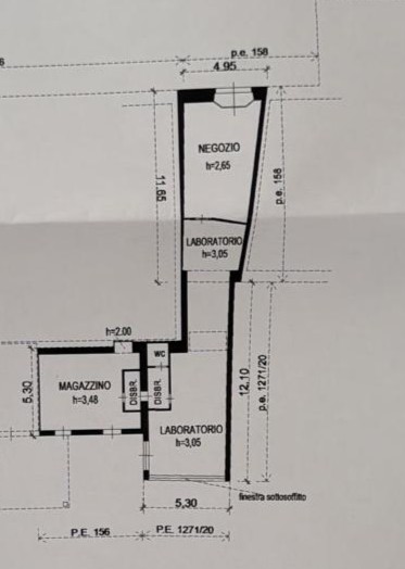 Foto 7 Negozio di 120 mq in  vendita a Rovereto in via Tartarotti - Via Gerolamo Tartarotti 14 rif. 21810