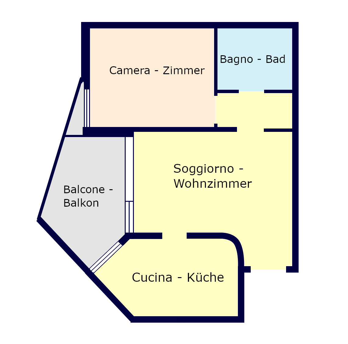 Bilocale Arredato in Vendita a Bolzano - Firmian AV25032 - Via Giacomo Puccini