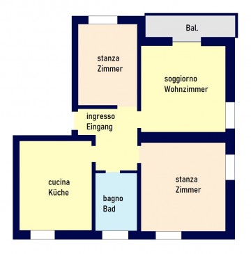 Appartamento Trilocale in Vendita a Laives - - Via Mozart