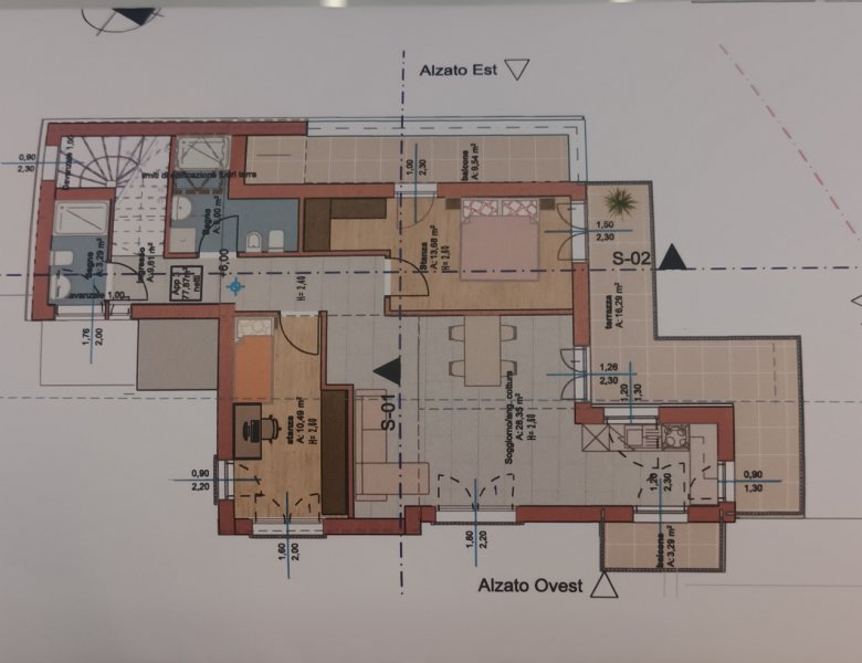NUOVA COSTRUZIONE: Trilocale in Vendita a Pineta di Laives AV26027 - Via Friedrich Schiller - Friedrich-Schiller-Straße