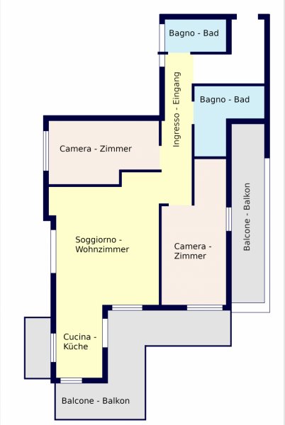 Foto 3 NUOVA COSTRUZIONE: Trilocale in Vendita a Pineta di Laives AV26027 - Via Friedrich Schiller - Friedrich-Schiller-Straße rif. AV26027
